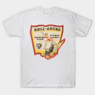 Roll-Arena Roller Rink Vintage Defunct Skating Club T-Shirt